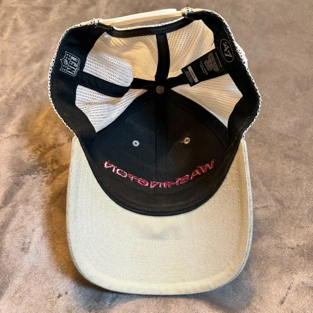 47 Brand Washington Football team grey snapback trucker hat - One Size